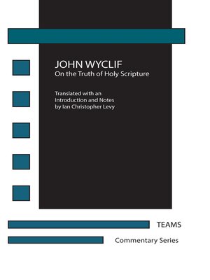 cover image of On the Truth of Holy Scripture